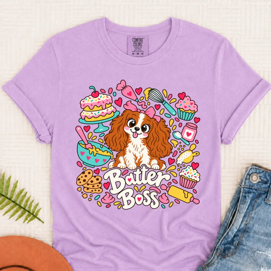 Custom Cavalier Baker Baking Unisex Tshirt Orchid