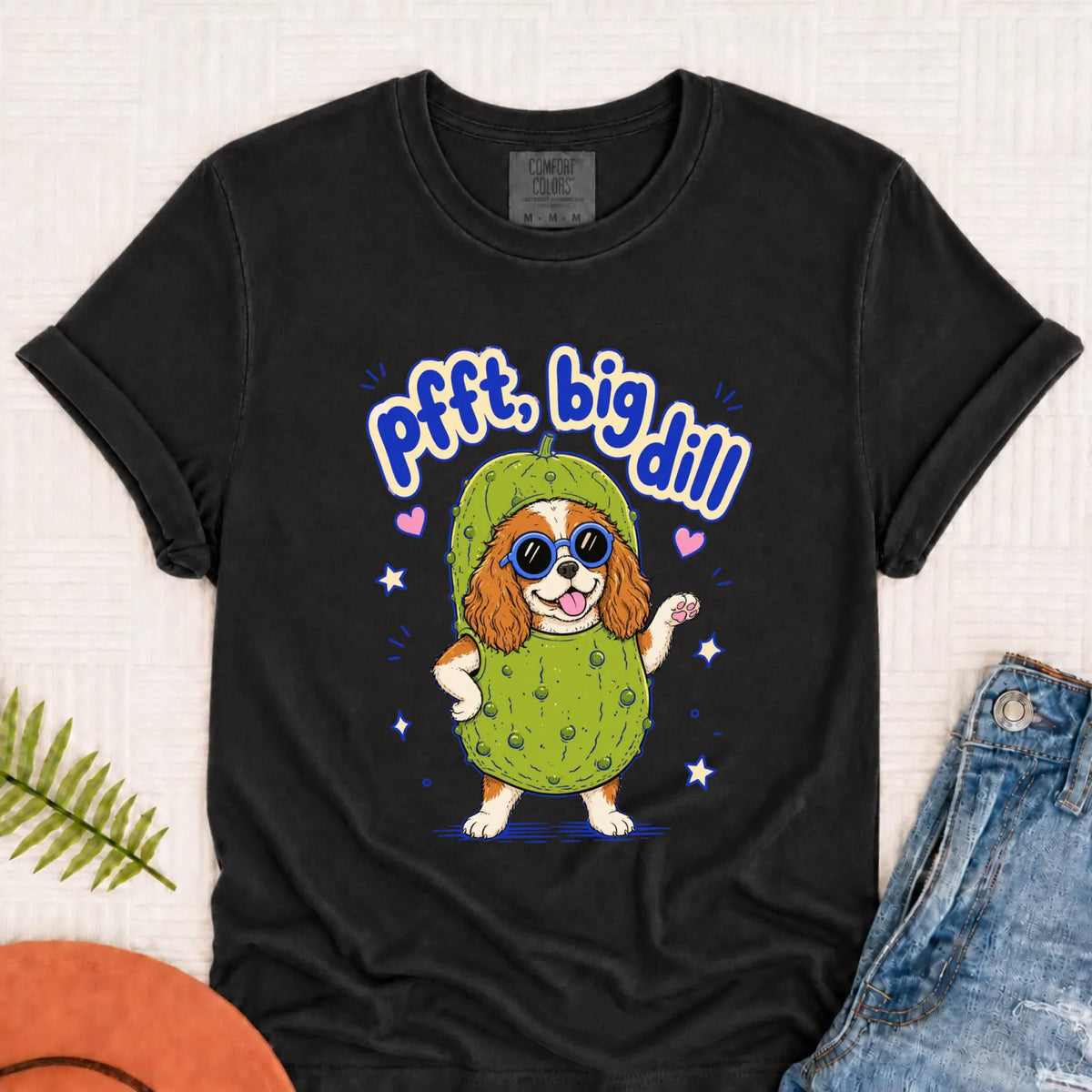 Customizer Monster Dark 1717 / Graphite / S Custom Cavalier Big Dill Pickle Unisex TShirt