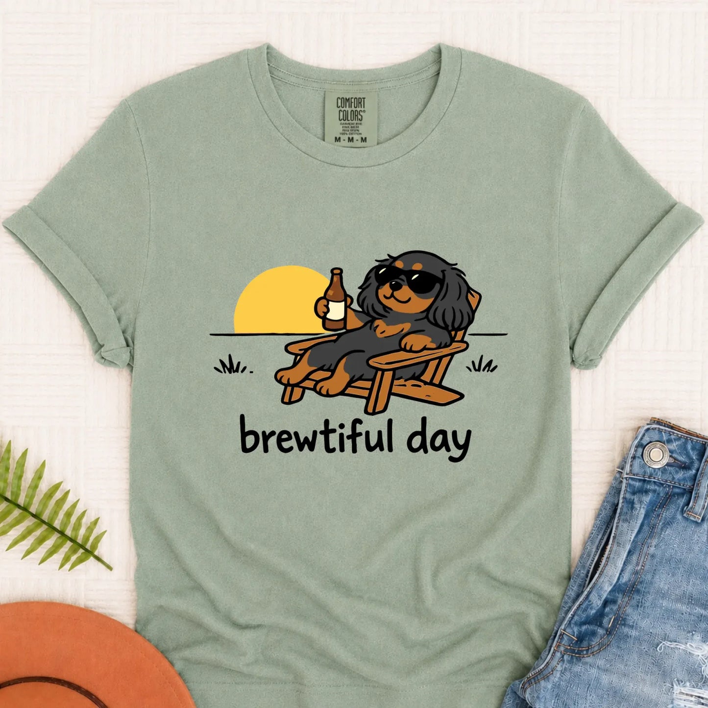 T-Shirt Bay / S Custom Cavalier Brewtiful Beer Unisex TShirt