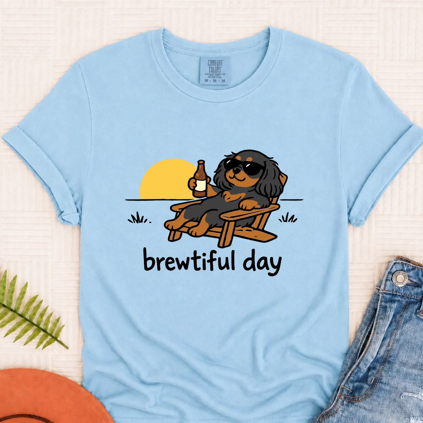 T-Shirt Chambray / S Custom Cavalier Brewtiful Beer Unisex TShirt