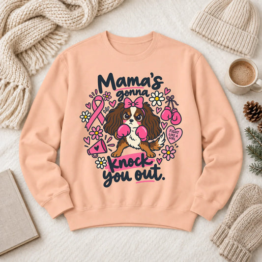Custom Cavalier Cavalier Fighter Unisex Sweatshirt Peachy