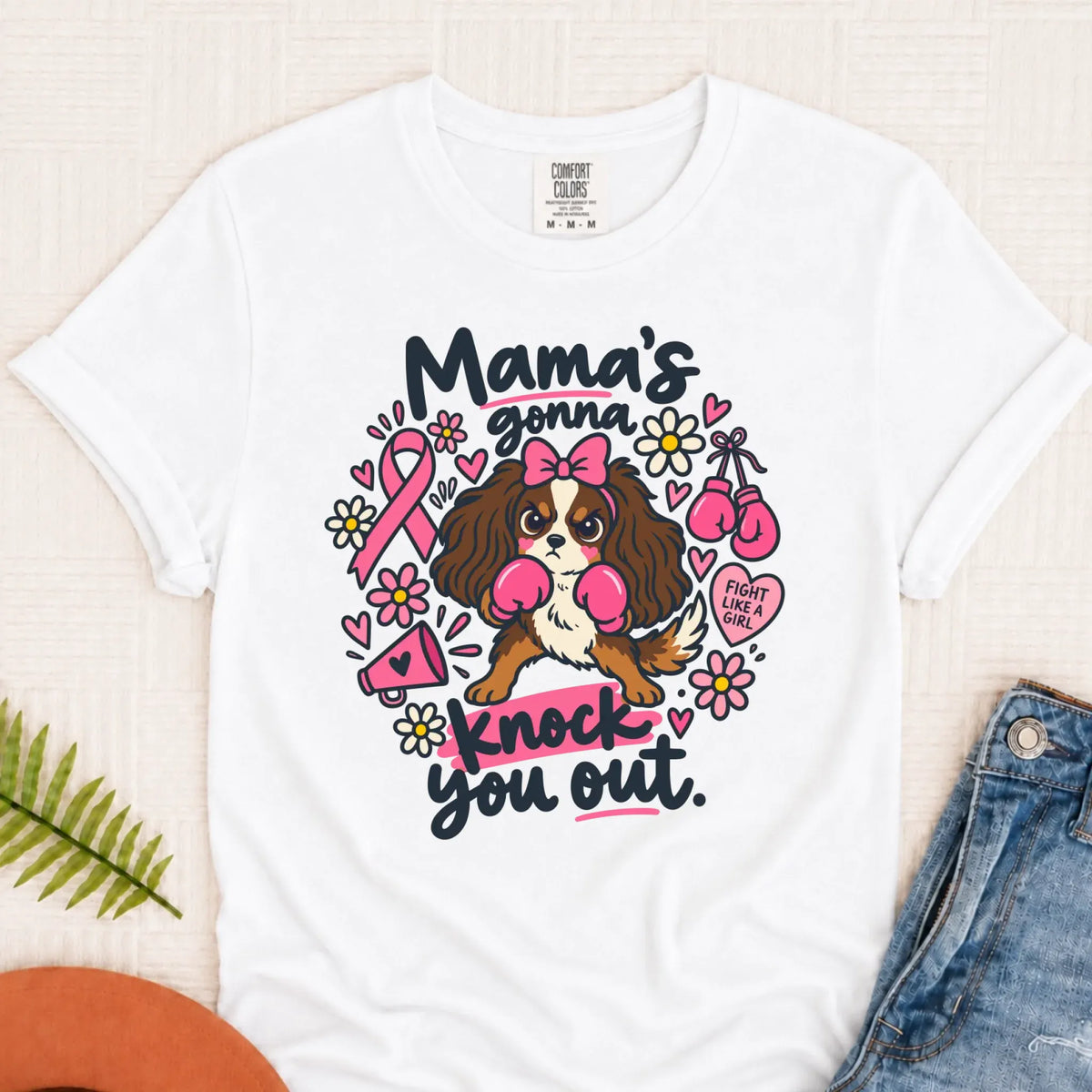 Custom Cavalier Cavalier Fighter Unisex Tshirt White