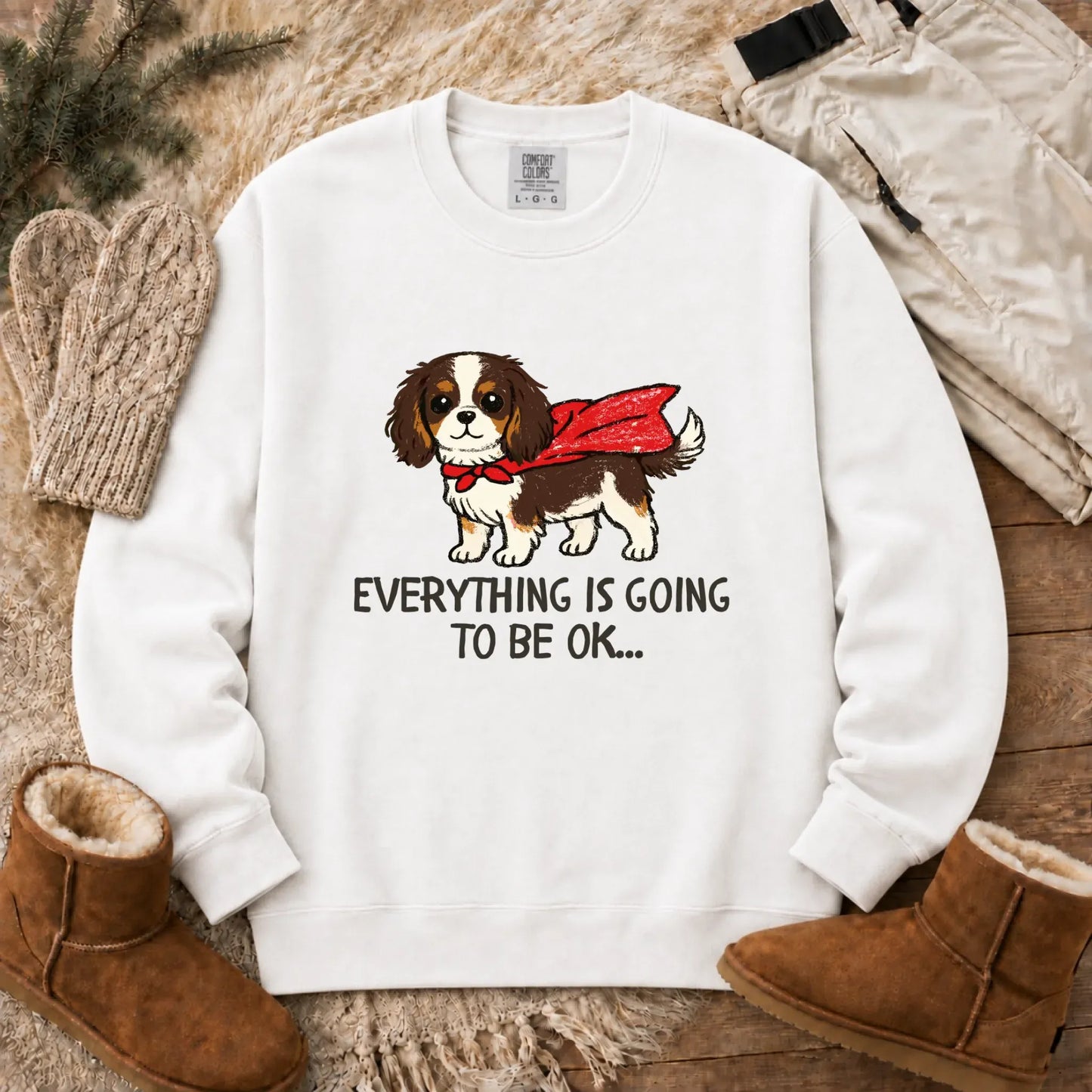 Sweatshirt White / S Custom Cavalier Children's Nurse Unisex Sweatshirt