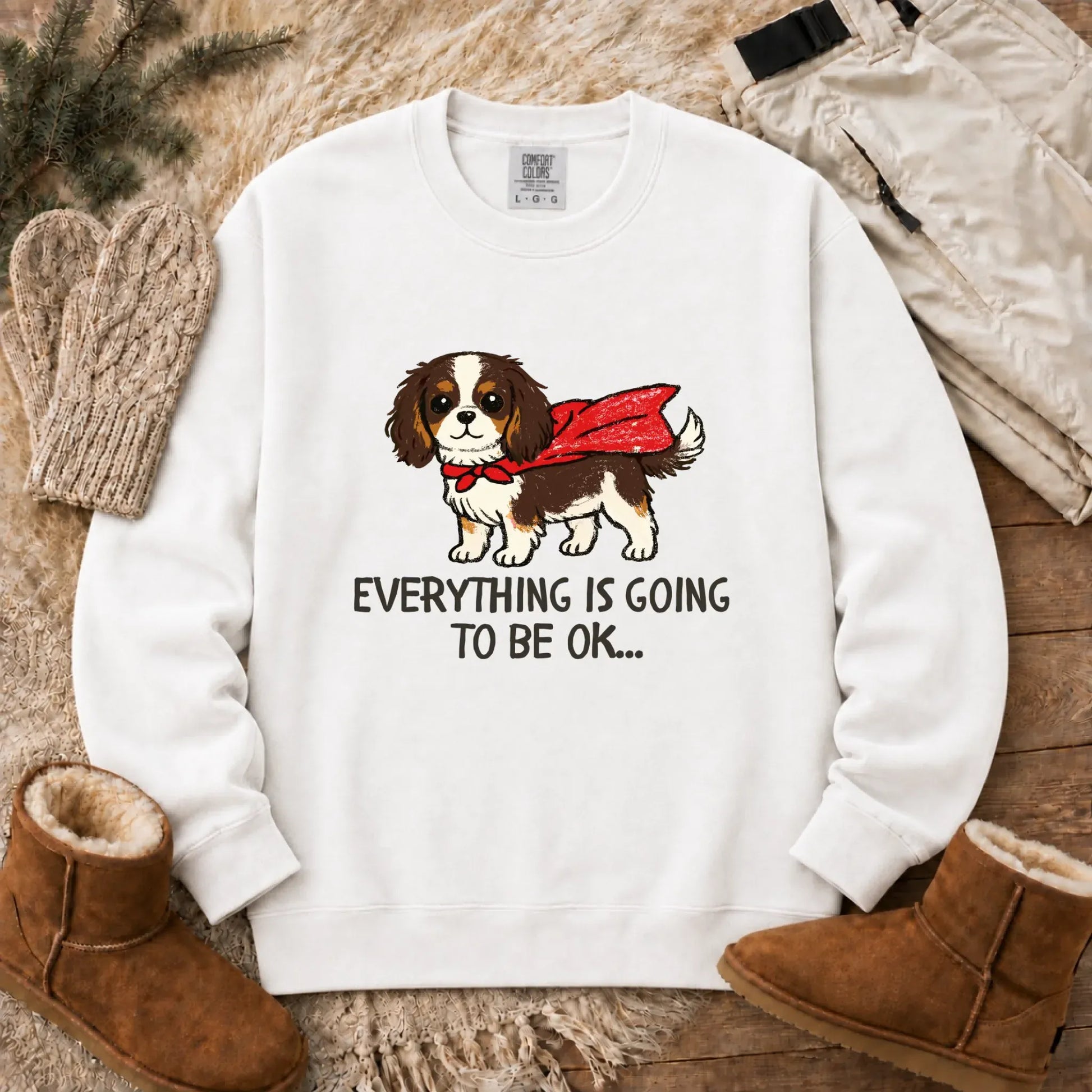 Sweatshirt White / S Custom Cavalier Children's Nurse Unisex Sweatshirt