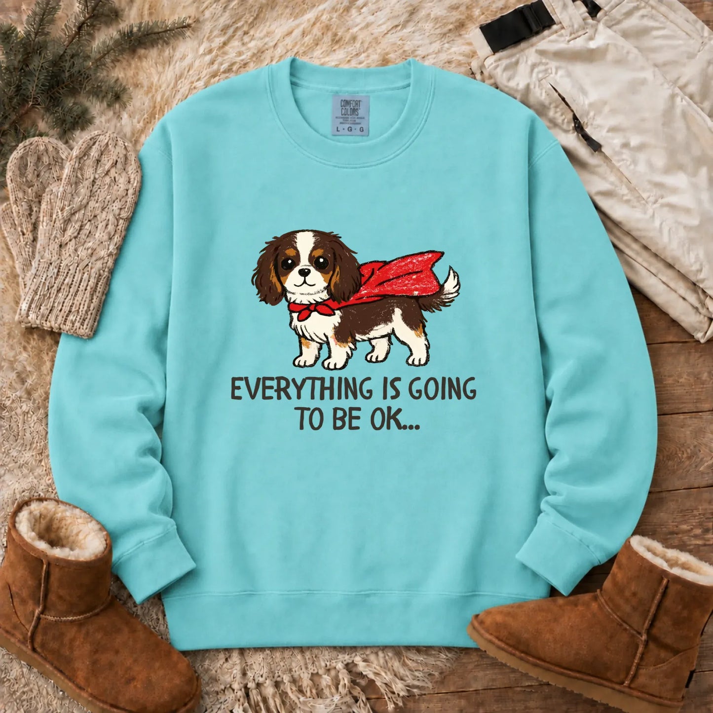 Sweatshirt Chalky Mint / S Custom Cavalier Children's Nurse Unisex Sweatshirt
