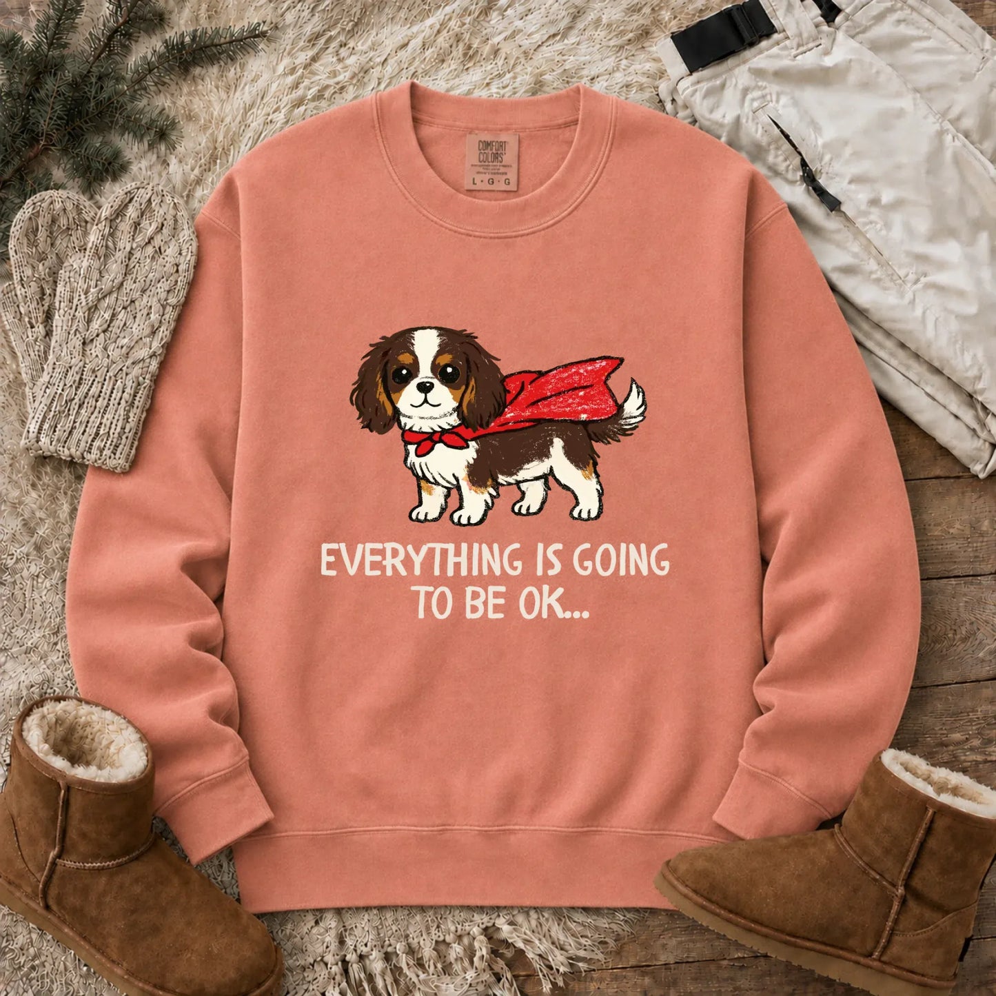 Sweatshirt Terracotta / S Custom Cavalier Children's Nurse Unisex Sweatshirt