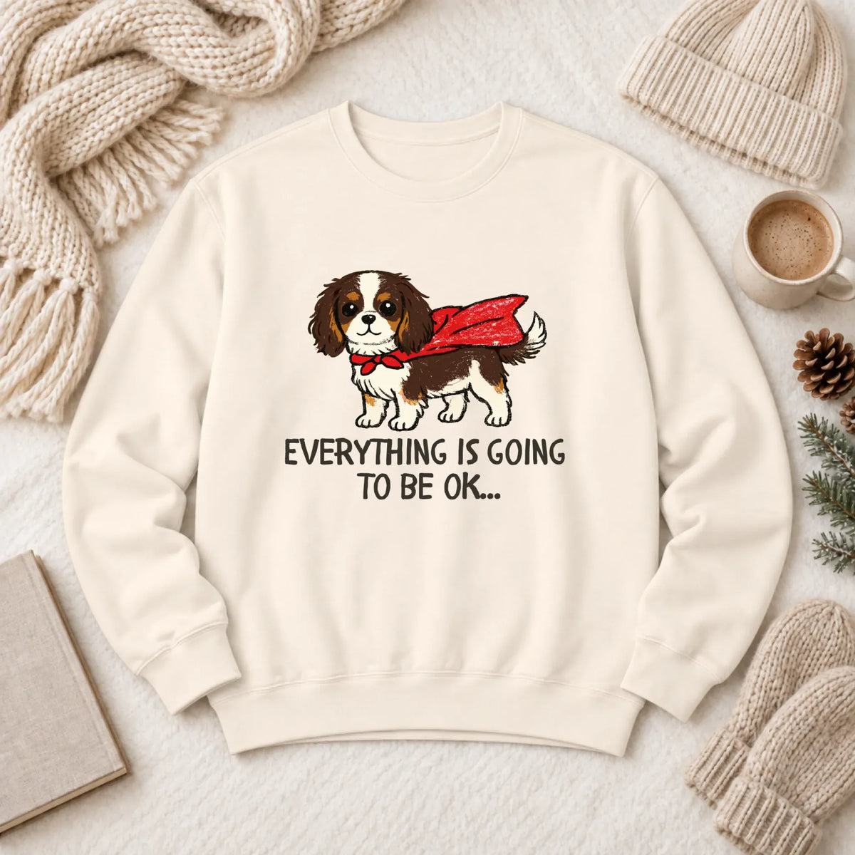 Custom Cavalier Children's Nurse Unisex Sweatshirt 1466 LW Sweatshirt Light Ivory