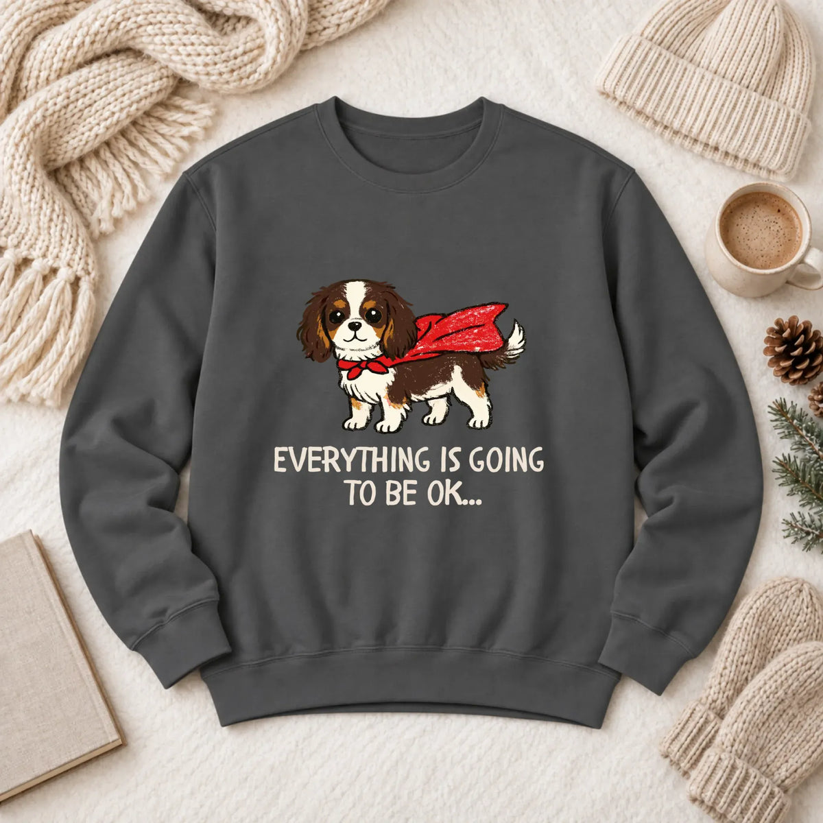 Custom Cavalier Children's Nurse Unisex Sweatshirt 1466 LW Sweatshirt Dark Pepper