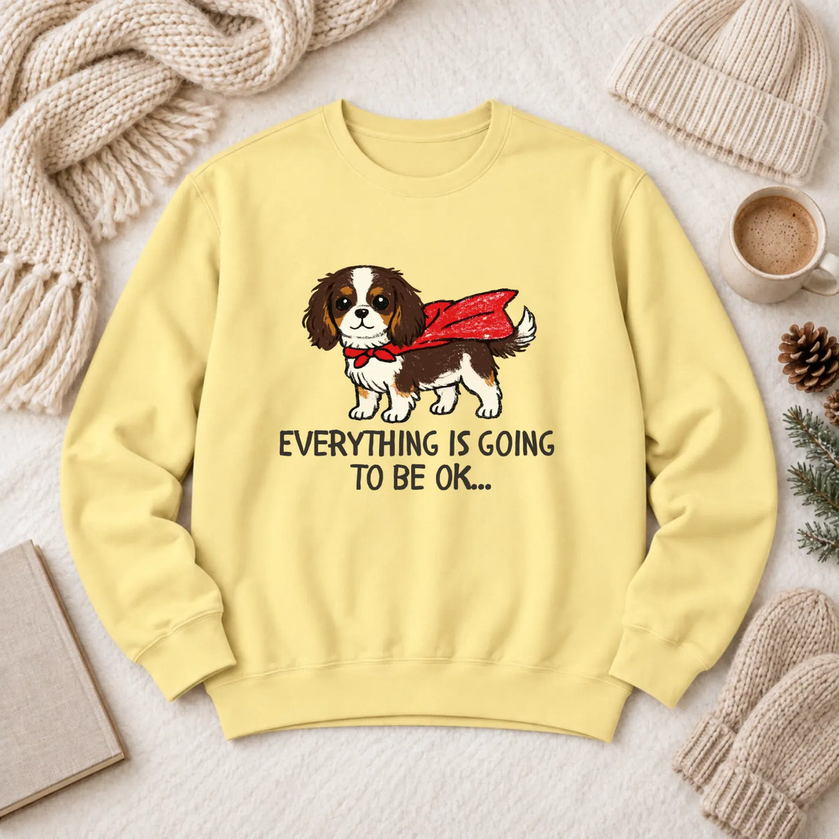 Custom Cavalier Children's Nurse Unisex Sweatshirt 1466 LW Sweatshirt Light Butter