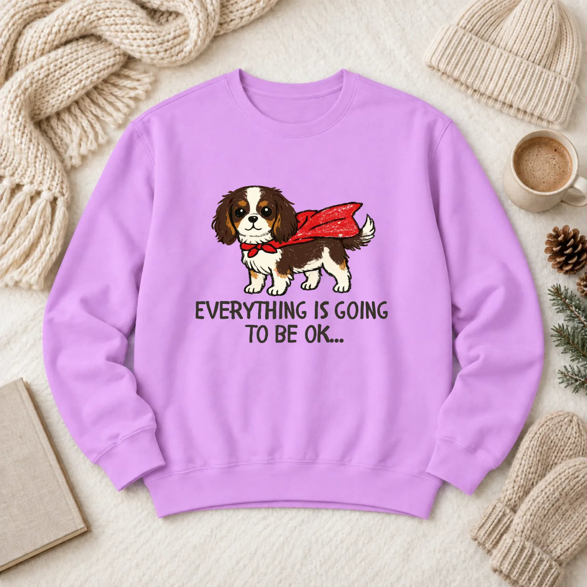 Custom Cavalier Children's Nurse Unisex Sweatshirt 1466 LW Sweatshirt Light Neon Violet
