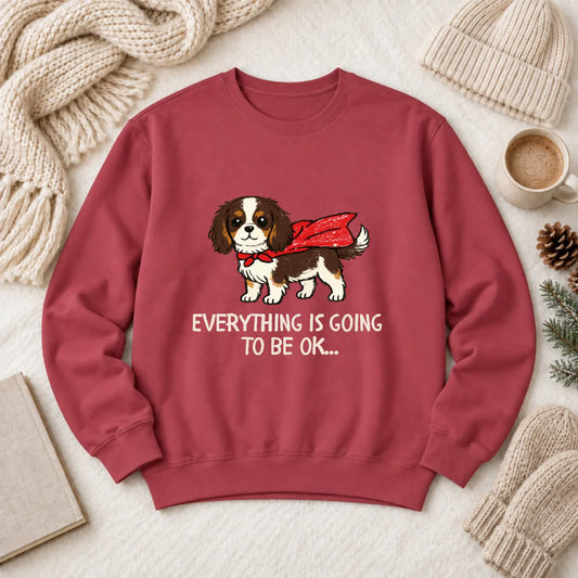 Custom Cavalier Children's Nurse Unisex Sweatshirt 1466 LW Sweatshirt Dark Crimson