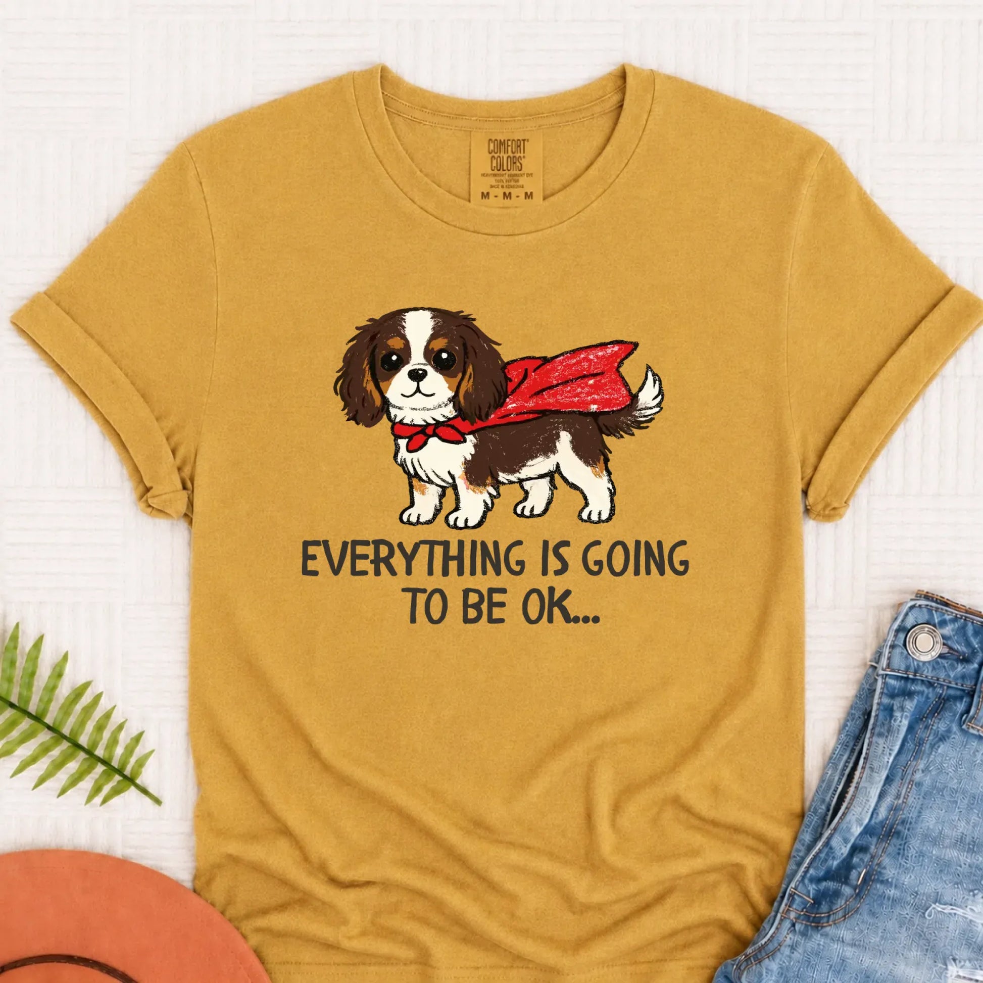 T-Shirt Mustard / S Custom Cavalier Children's Nurse Unisex TShirt
