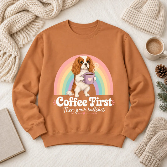 Custom Cavalier Coffee BS Unisex Sweatshirt Yam