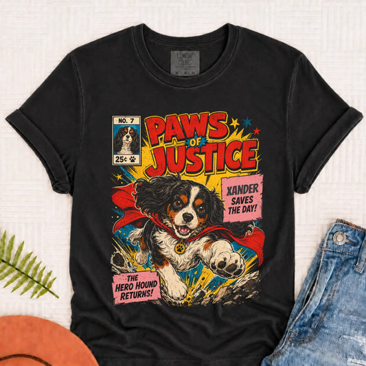 T-Shirt Monster Dark 1717 / Pepper / S Custom Cavalier Comic Book Hero Unisex Tshirt