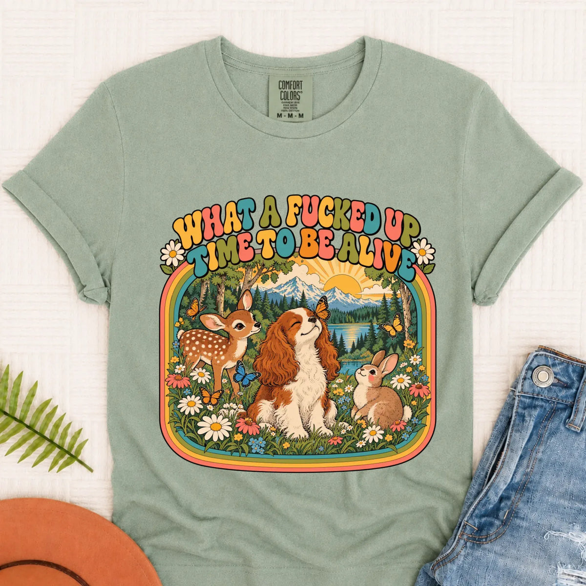 Custom Cavalier Crazy Time Funny Unisex Tshirt Bay