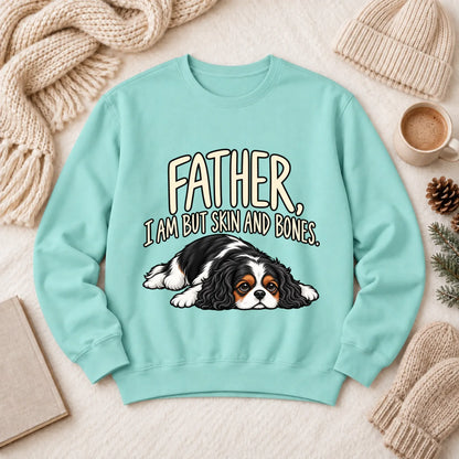 Custom Cavalier Father Skin Bones Unisex Sweatshirt Chalky Mint