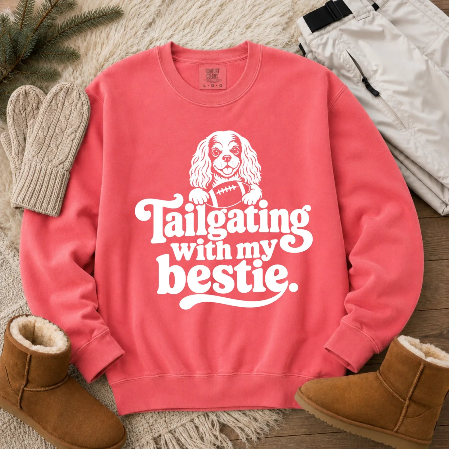 Custom Cavalier Football Tailgating Unisex Sweatshirt Watermelon