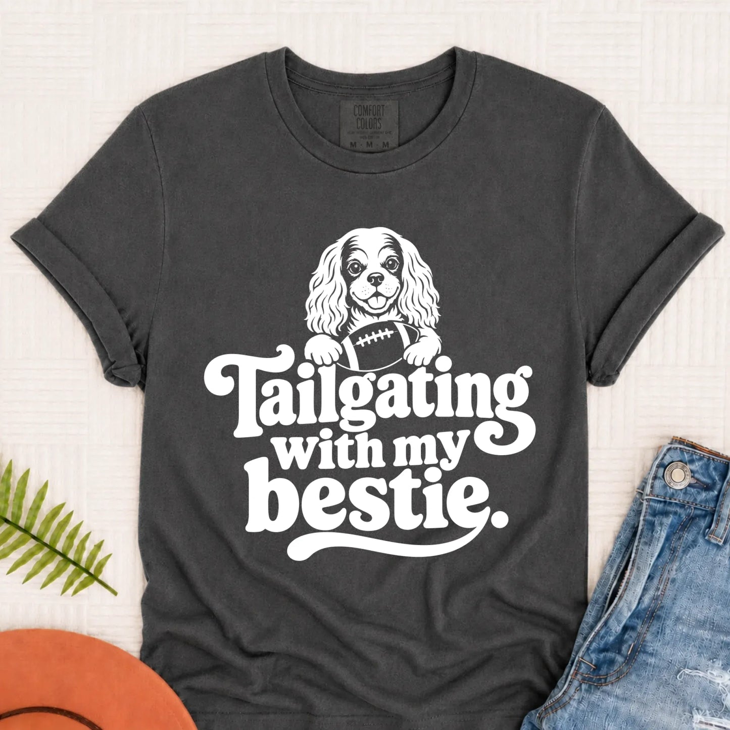 Custom Cavalier Football Tailgating Unisex TShirt Pepper