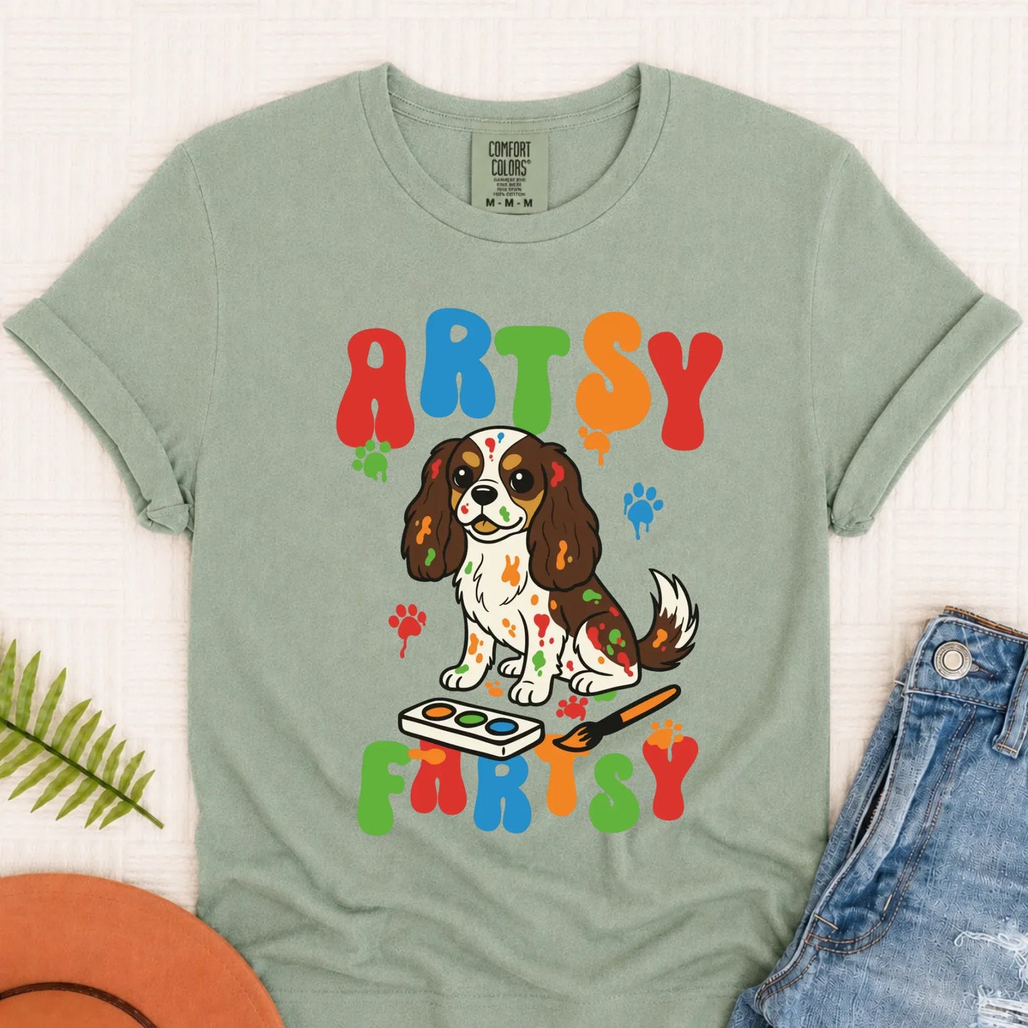 T-Shirt Bay / S Custom Cavalier Funny Artist Painter Unisex Tshirt