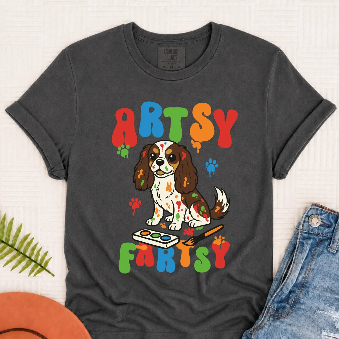 T-Shirt Pepper / S Custom Cavalier Funny Artist Painter Unisex Tshirt