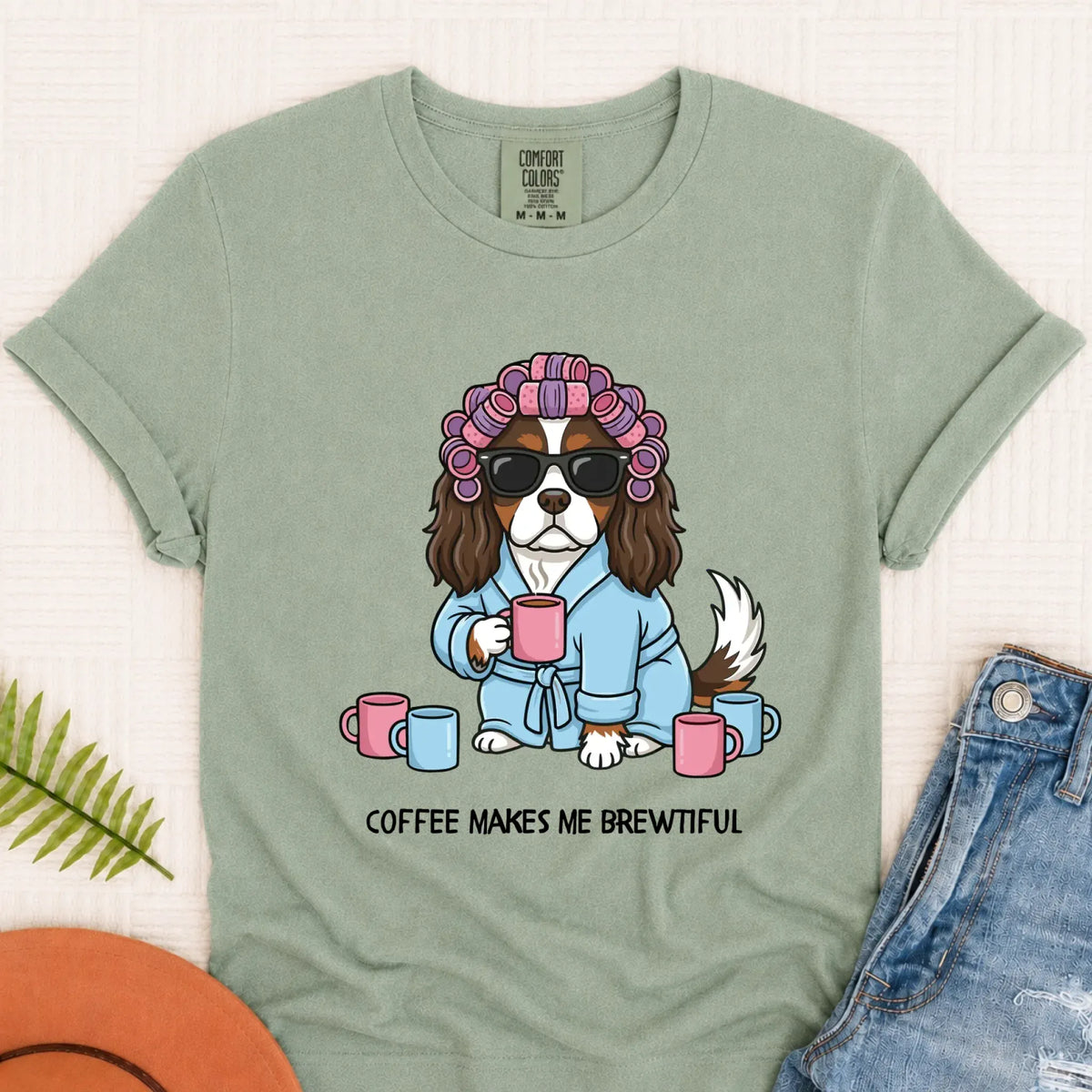 T-Shirt Bay / S Custom Cavalier Funny Coffee Unisex TShirt