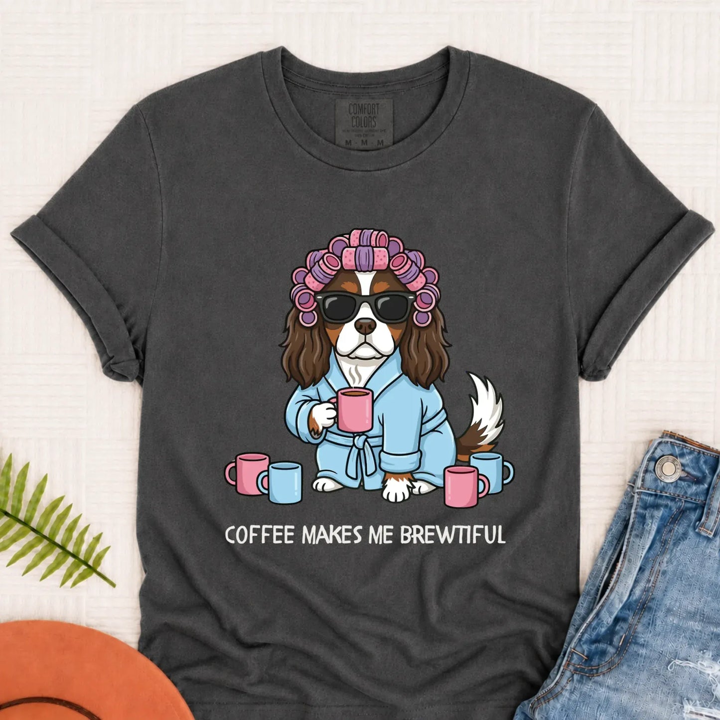 T-Shirt Pepper / S Custom Cavalier Funny Coffee Unisex TShirt
