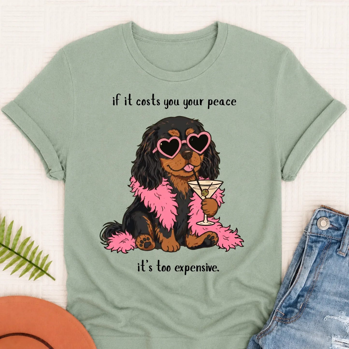 Custom Cavalier Funny Costs You Peace Unisex TShirt 3XL