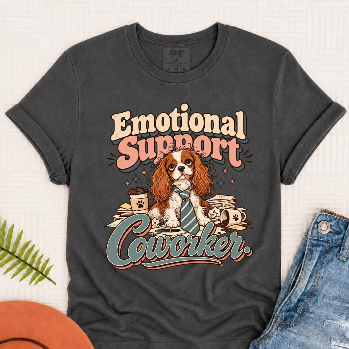 Customizer Monster Dark 1717 / Pepper / S Custom Cavalier Funny Coworker Unisex TShirt
