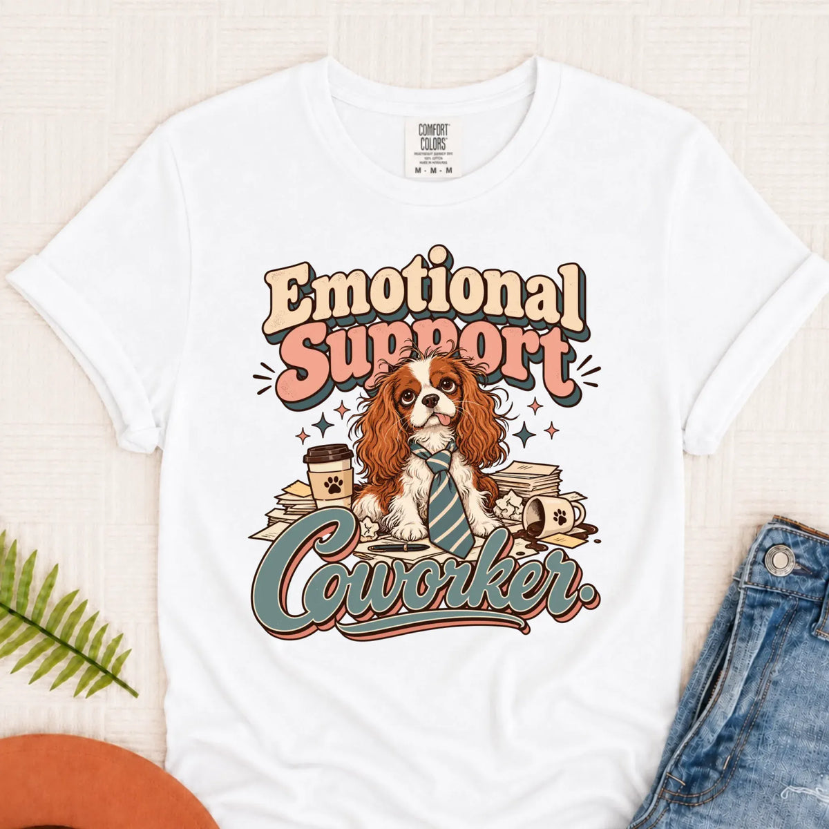 Customizer Monster Light 1717 / White / S Custom Cavalier Funny Coworker Unisex TShirt