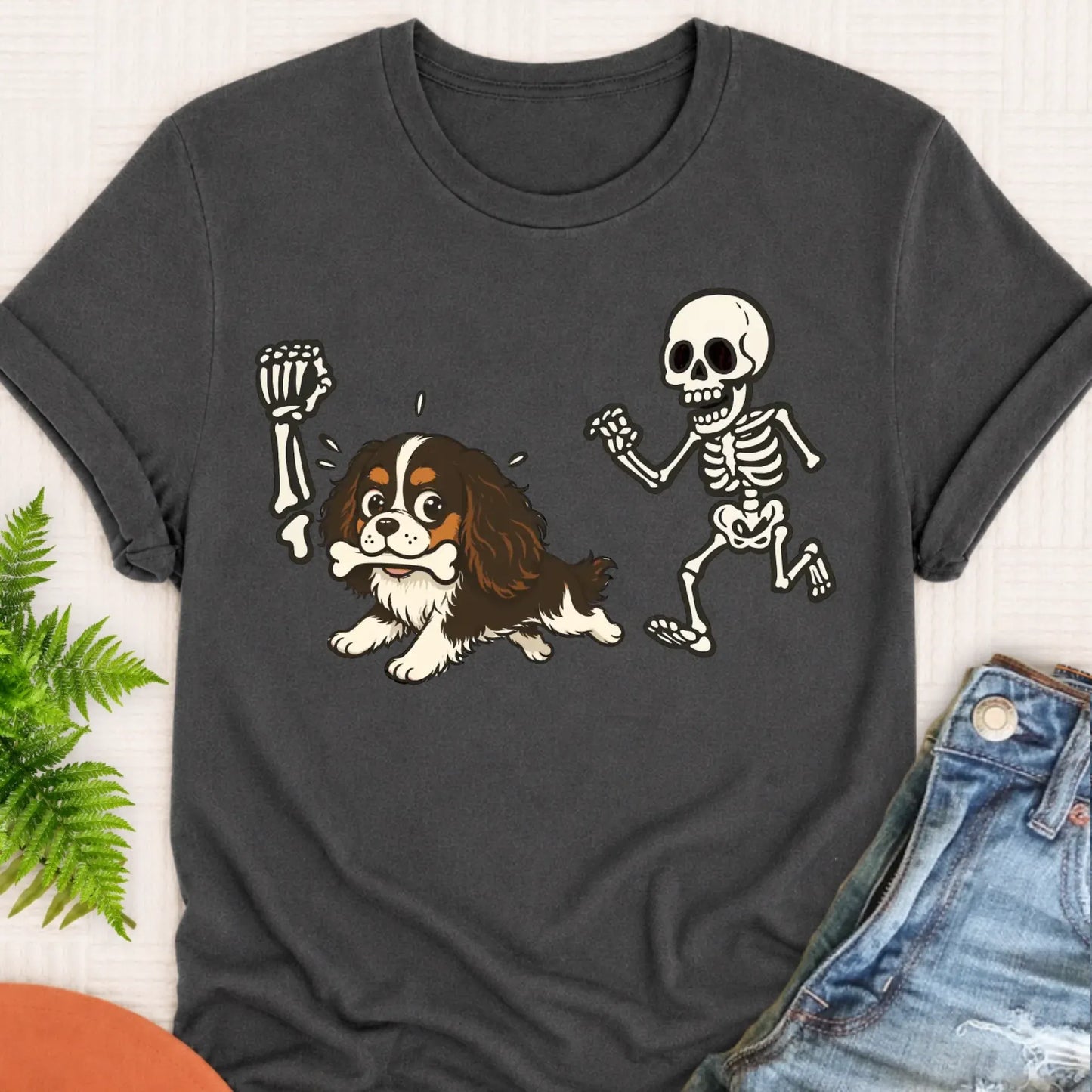 T-Shirt Pepper / S Custom Cavalier Grave Robber Unisex TShirt