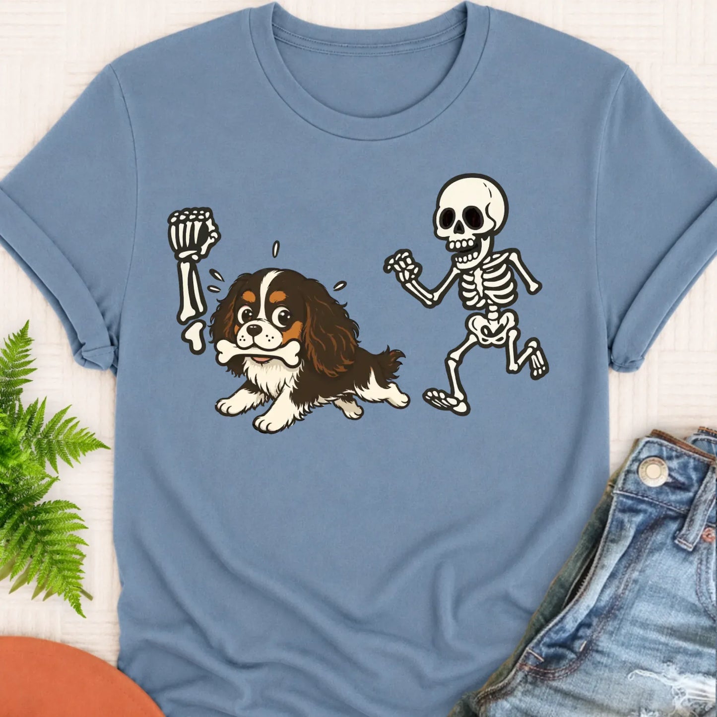 T-Shirt Blue Jean / S Custom Cavalier Grave Robber Unisex TShirt
