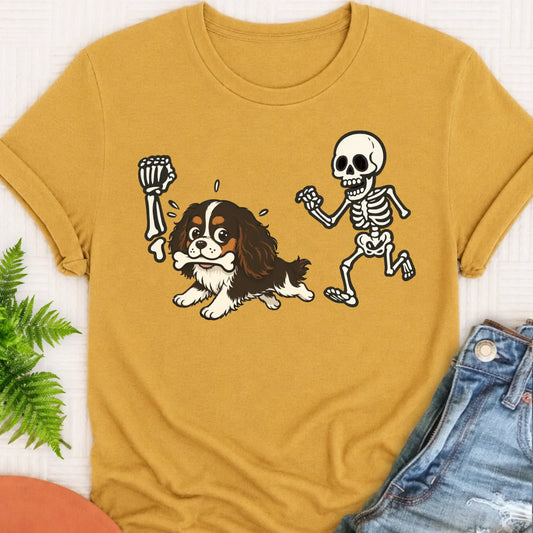 Custom Cavalier Grave Robber Unisex TShirt Mustard