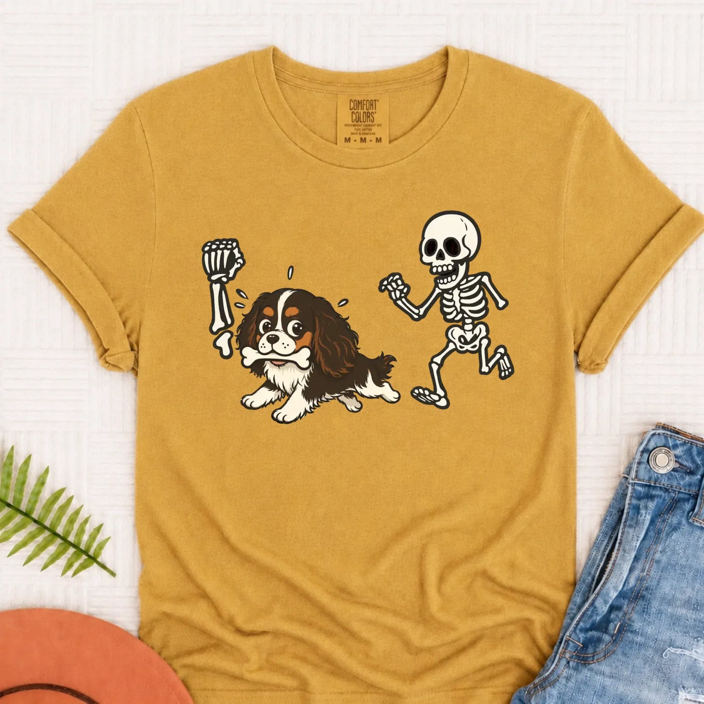 Custom Cavalier Grave Robber Unisex TShirt Mustard