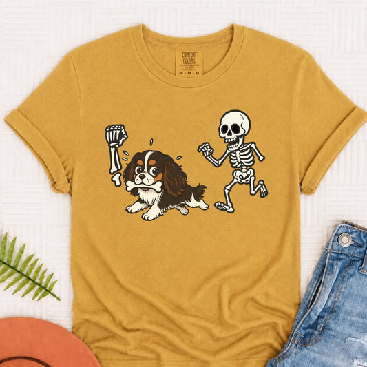 Custom Cavalier Grave Robber Unisex TShirt Mustard