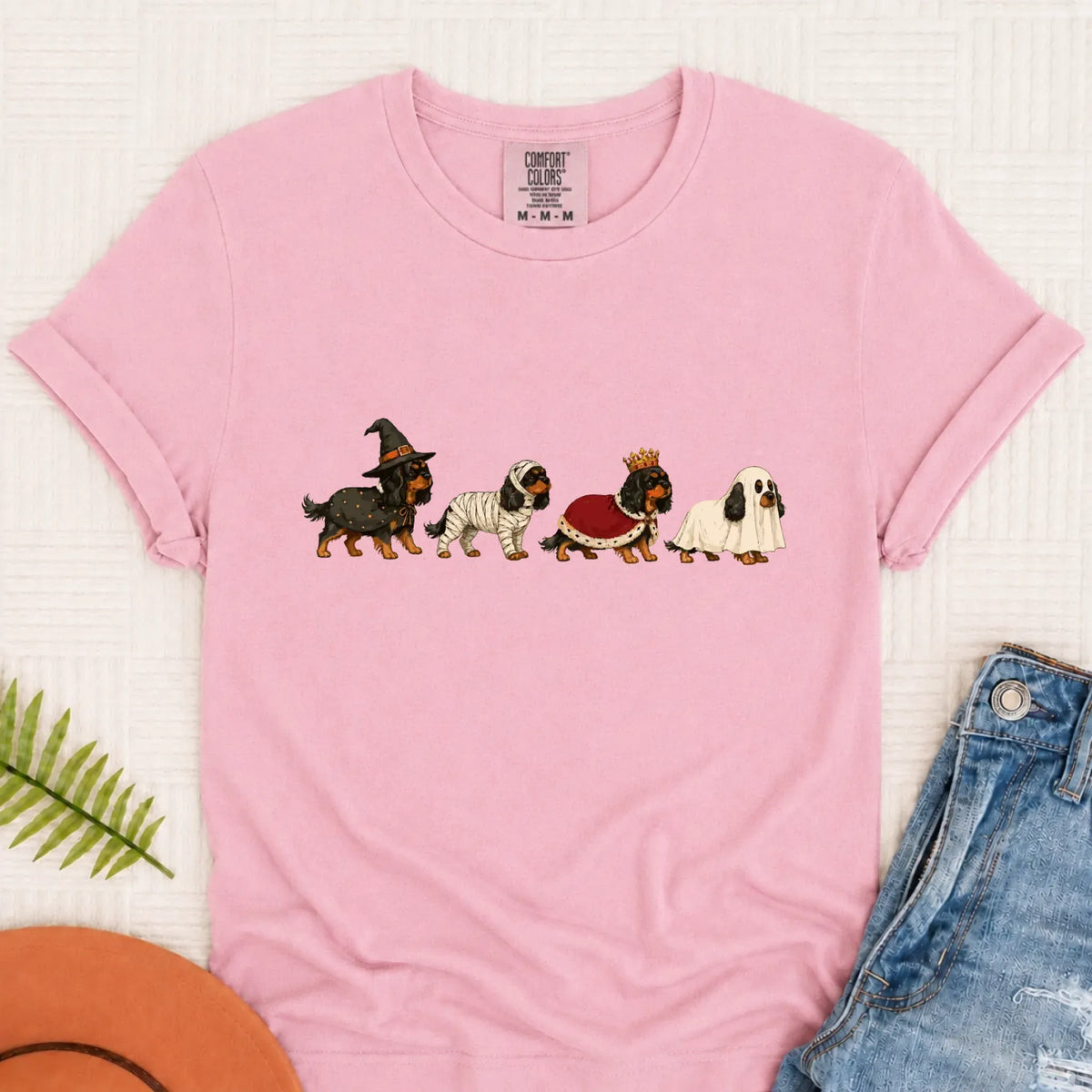 Custom Cavalier Halloween Costumes Unisex Tshirt Blossom