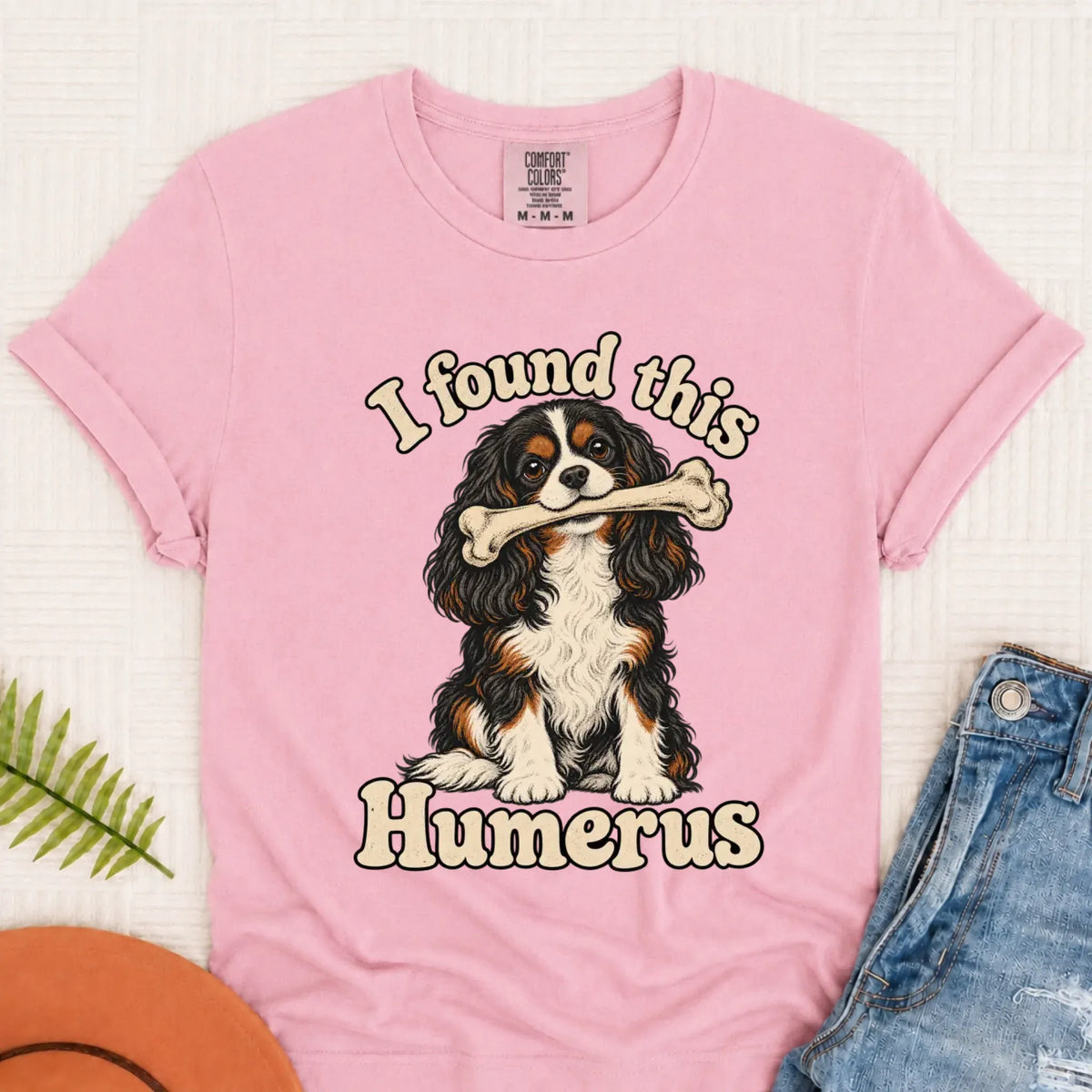T-Shirt Blossom / S Custom Cavalier Humerus Bone Unisex Tshirt