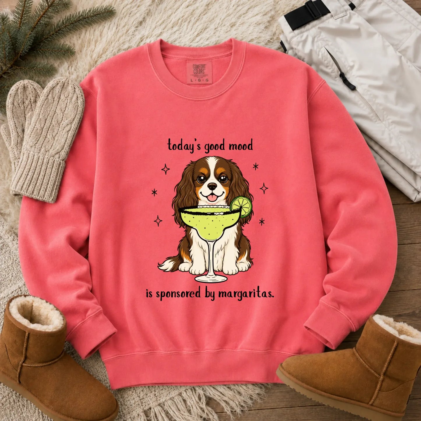 Custom Cavalier Margarita Drink Unisex Sweatshirt Watermelon