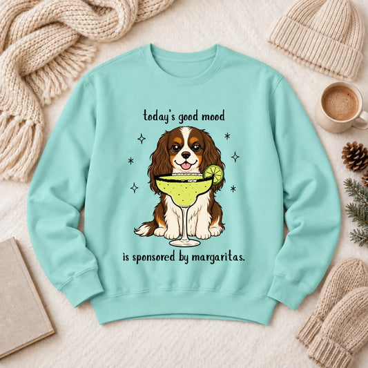 Custom Cavalier Margarita Drink Unisex Sweatshirt Chalky Mint