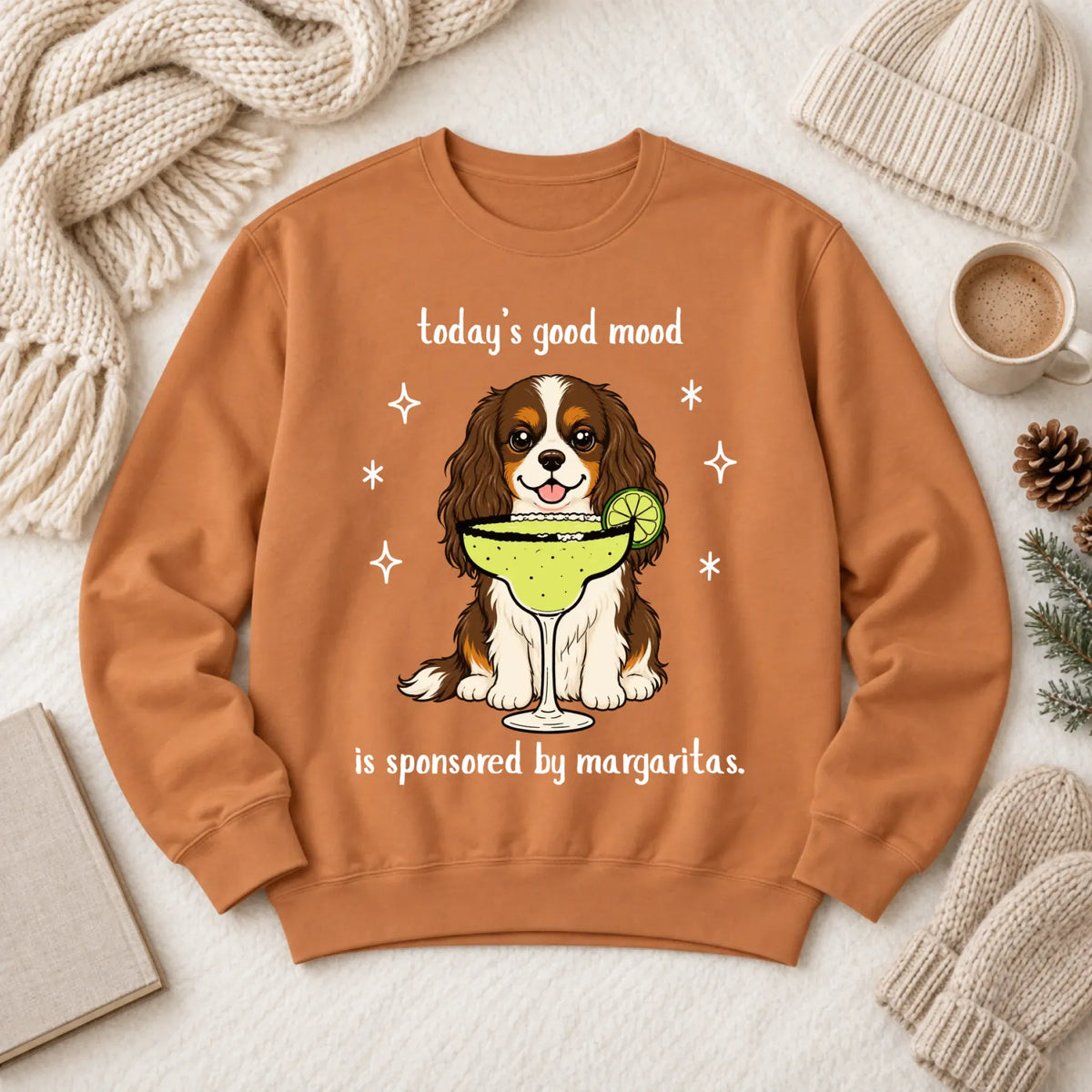 Custom Cavalier Margarita Drink Unisex Sweatshirt Yam