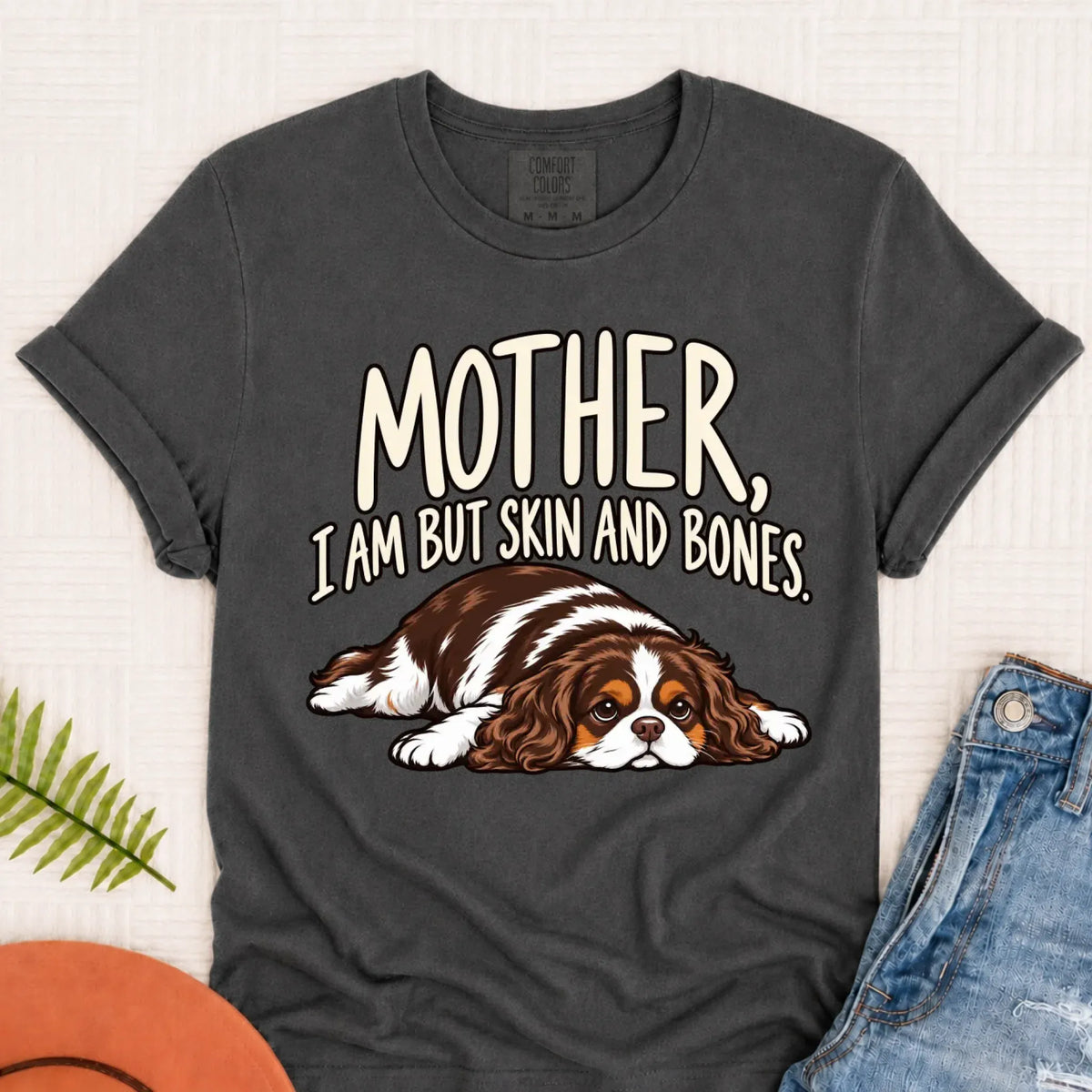 Custom Cavalier Mother Skin Bones Unisex Tshirt Pepper