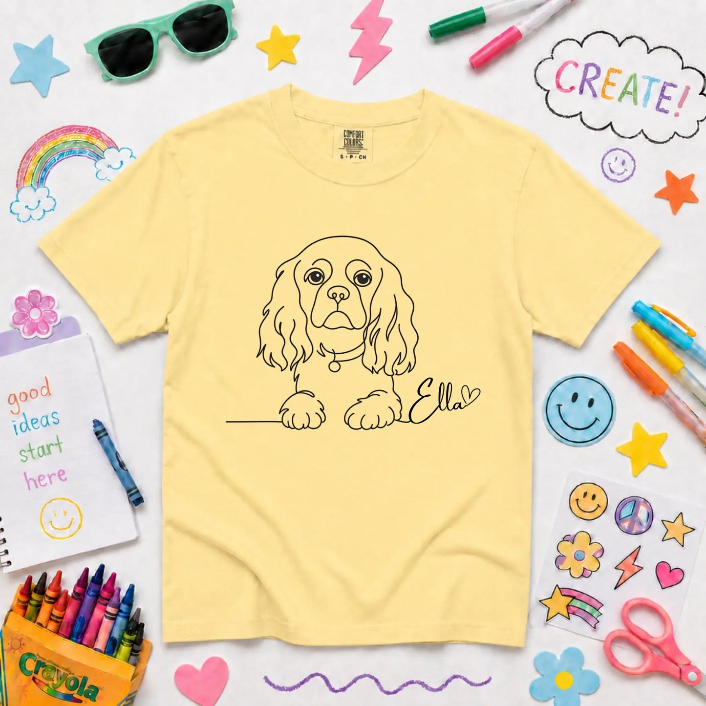 Custom Cavalier Name Unisex YOUTH TShirt Butter