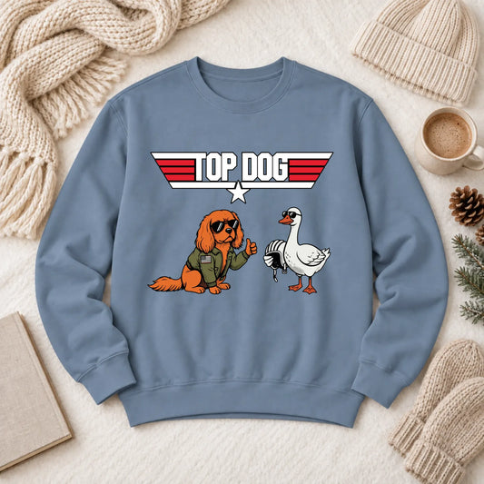 Custom Cavalier Pilot Airforce Unisex Sweatshirt Blue Jean