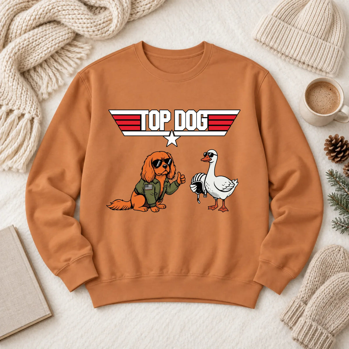 Custom Cavalier Pilot Airforce Unisex Sweatshirt Yam