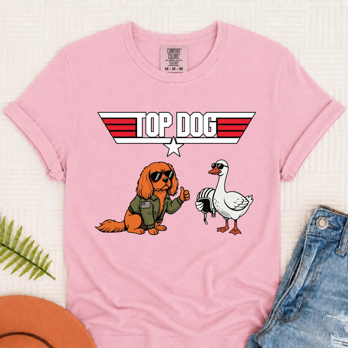 Custom Cavalier Pilot Airforce Unisex TShirt Blossom