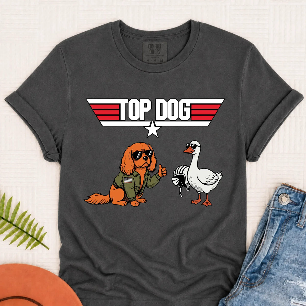 Custom Cavalier Pilot Airforce Unisex TShirt Pepper