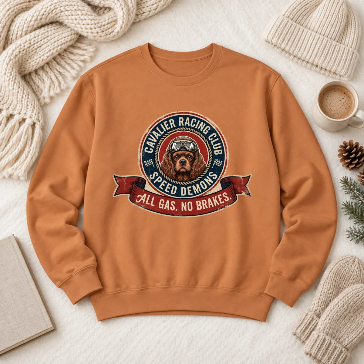 Custom Cavalier Racing Race Car Unisex Sweatshirt Yam
