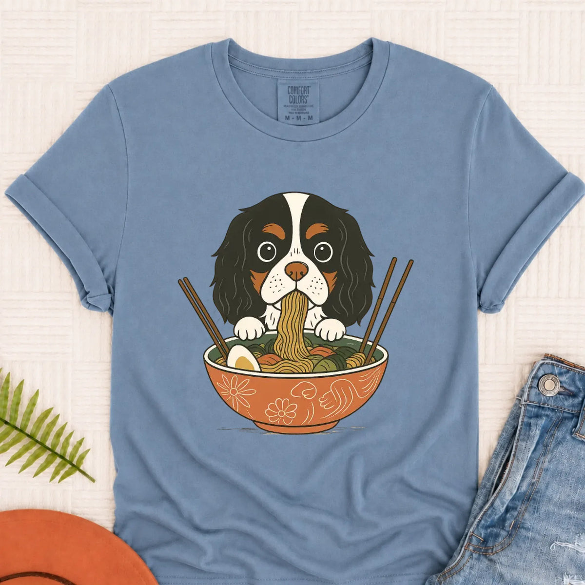 Custom Cavalier Ramen Noodles Unisex TShirt - T-Shirt - Good Girl John