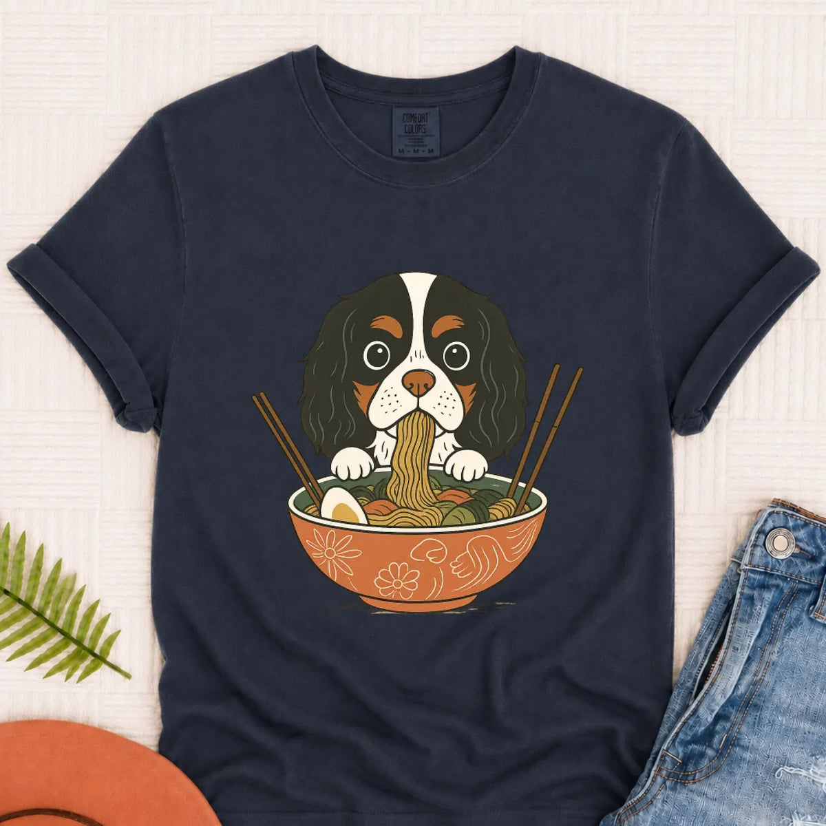 Custom Cavalier Ramen Noodles Unisex TShirt - T-Shirt - Good Girl John