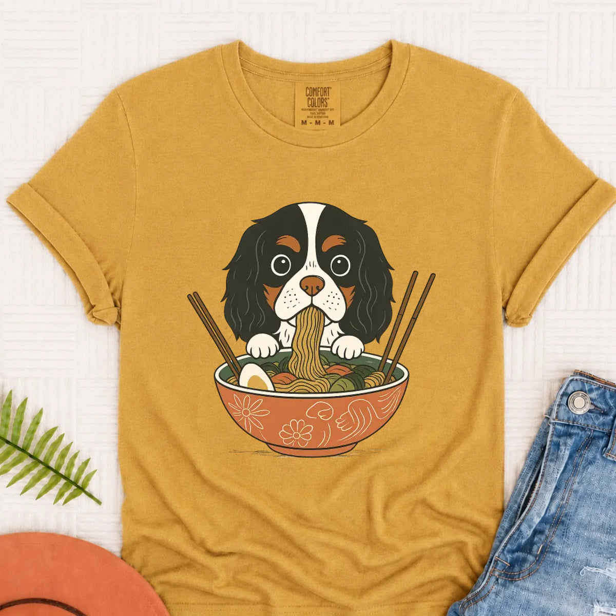Custom Cavalier Ramen Noodles Unisex TShirt - T-Shirt - Good Girl John