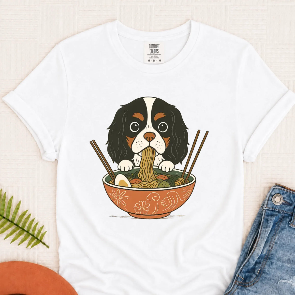 Custom Cavalier Ramen Noodles Unisex TShirt - T-Shirt - Good Girl John